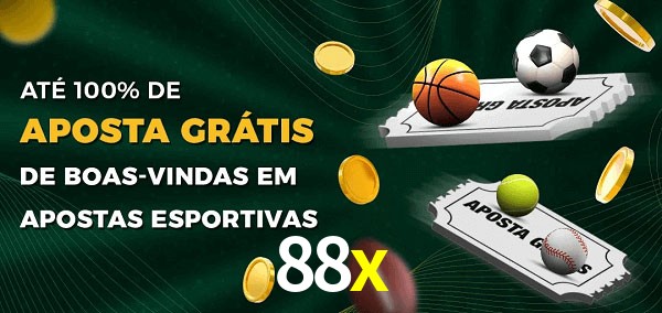 88x Ate 100% de Aposta Gratis